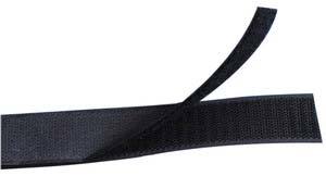 Yapışkanlı cırt bant, velcro siyah 25mm