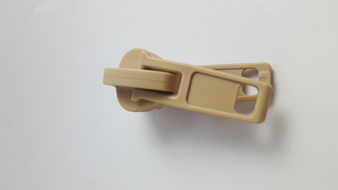 YKK 10 mm Plastik Kürsör / ÇİFTLİ / GRİ Kahverengi