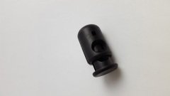YKK İp sıkıştırma 2 mm / Siyah Siyah